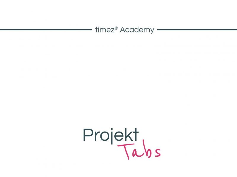 Projekte erstellen_timez Academy